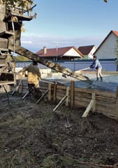 поставка бетона для фундамента частного дома в Чеховском районе
