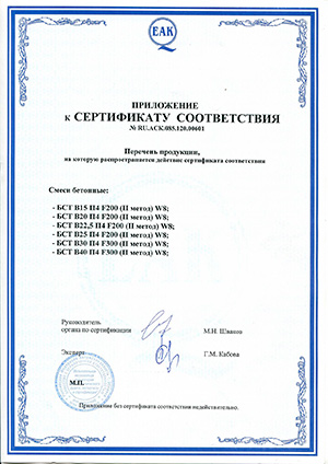 Детакс - сертификат соответствия приложение